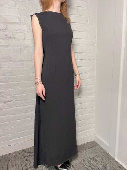 Women Size XS (Estimate) Balenciaga Vintage Black Solid Gown