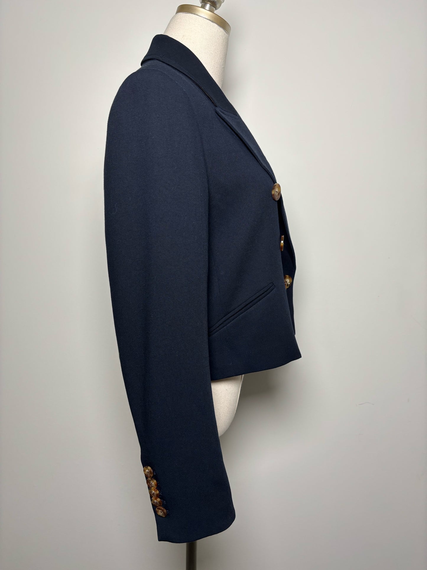Women Size 10 Veronica Beard Navy Dickey Navis Blazer