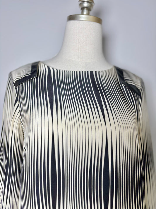 Women Size S Alice & Trixie Black & White Stripe Dress