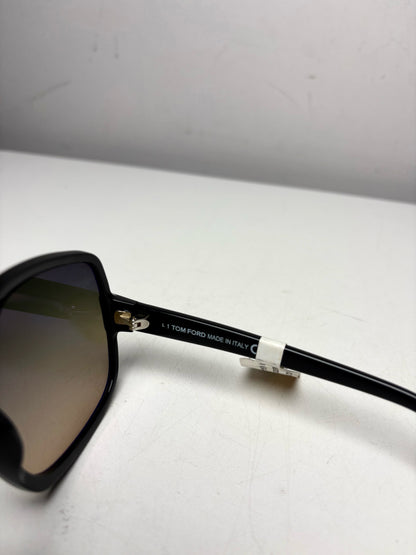 Tom Ford Women's NWT, Pre-owned Black Acetate Sunglasses