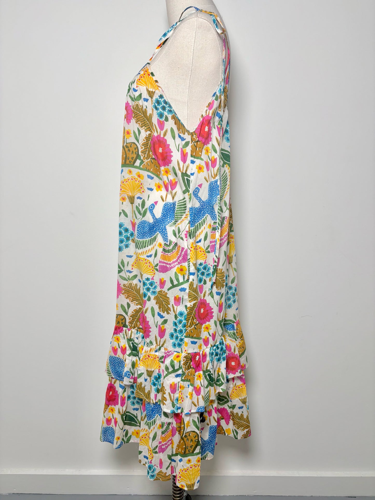 Women Size La DOUBLE J. editions Multi-Color Floral Dress