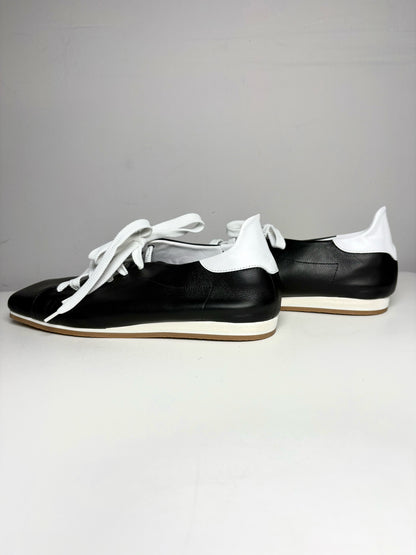 W Shoe Size 38 (8 US) Tibi Seth Black Leather Pre-owned, NWOT Lace-ups