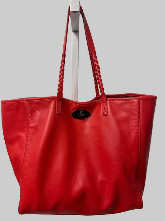 Mulberry Dorset Red Nappa Leather Tote