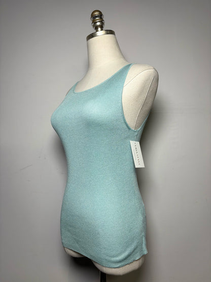 Women Size S Gucci Turquoise Solid Pure Silk Pre-owned Sweater