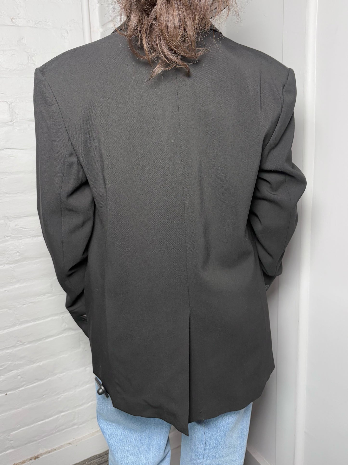 Women Size 12 A.L.C. Black Solid Blazer