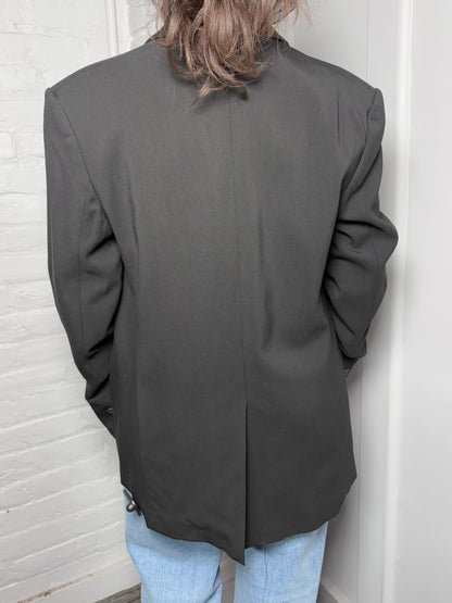 Women Size 12 A.L.C. Black Solid Blazer