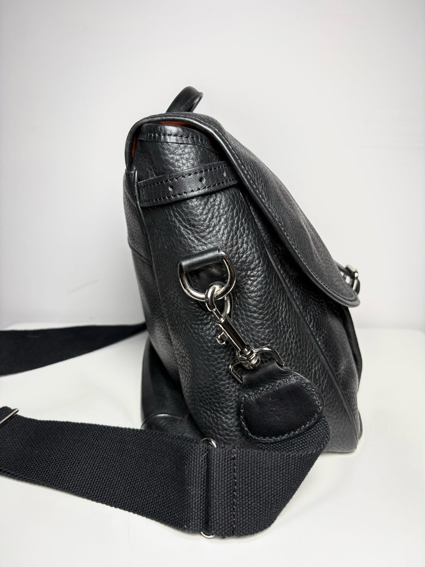 Mulholland Black Leather Men's Bag
