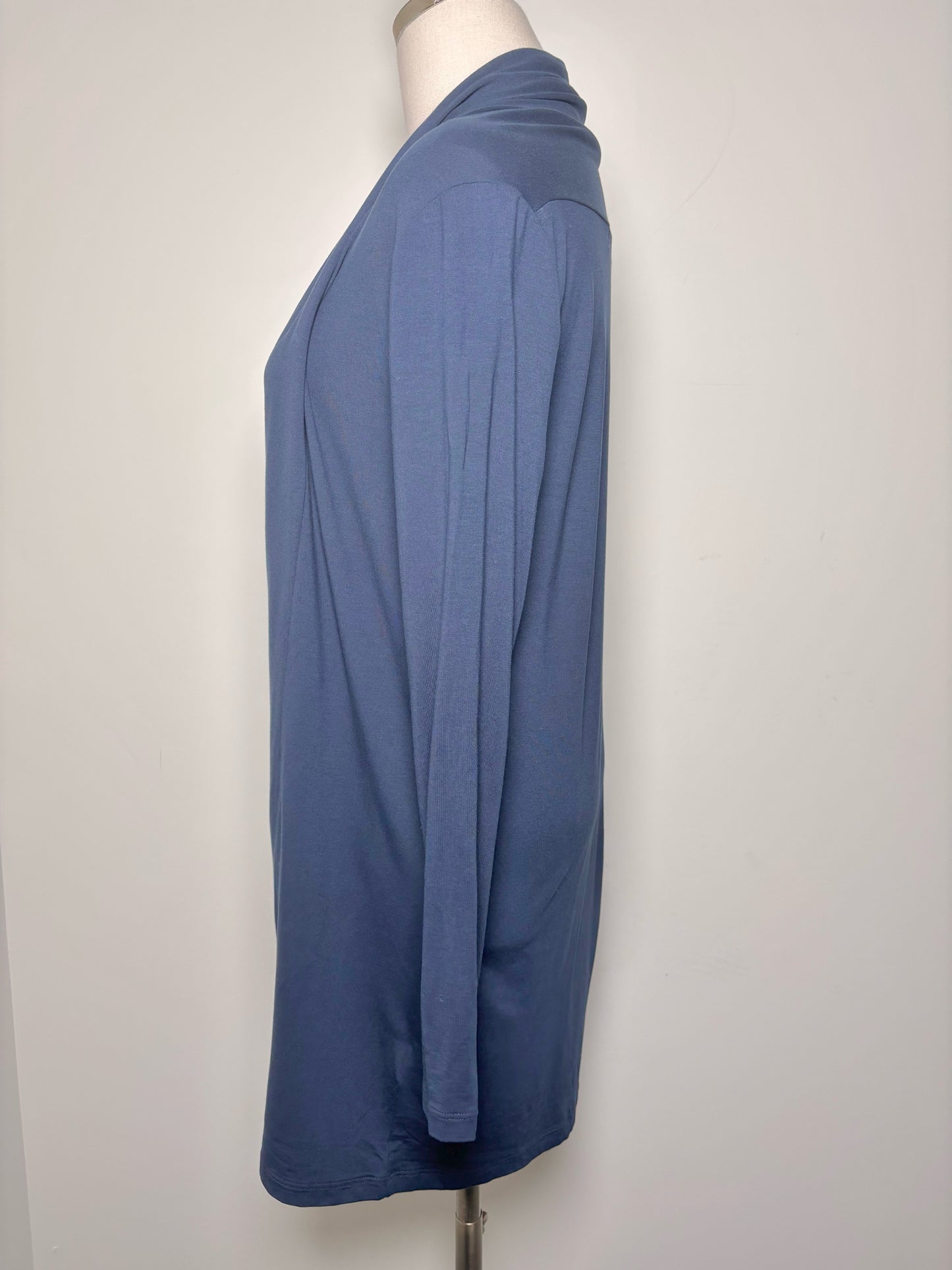 Women Size XS D. Exterior Navy Blue Knit Swing Cardigan Top