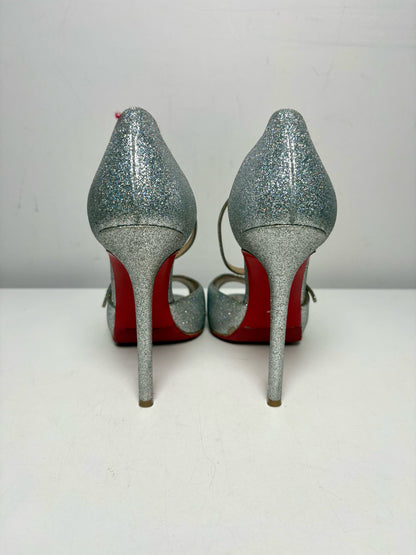 W Shoe Size 39 Christian Louboutin Silver Women's Pump