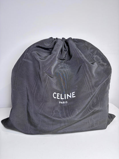 Celine Grained Leather Pre-owned Black Medium Purse