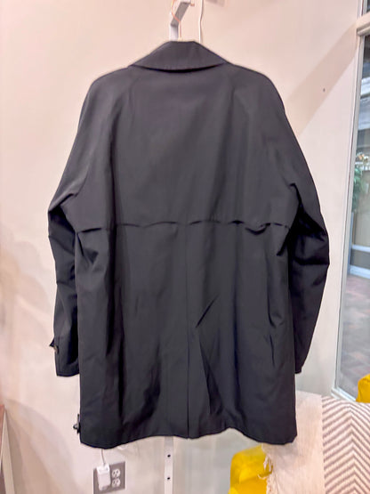 Baracuta Navy Blue Mens Size 46 (XXL) Trench Coat