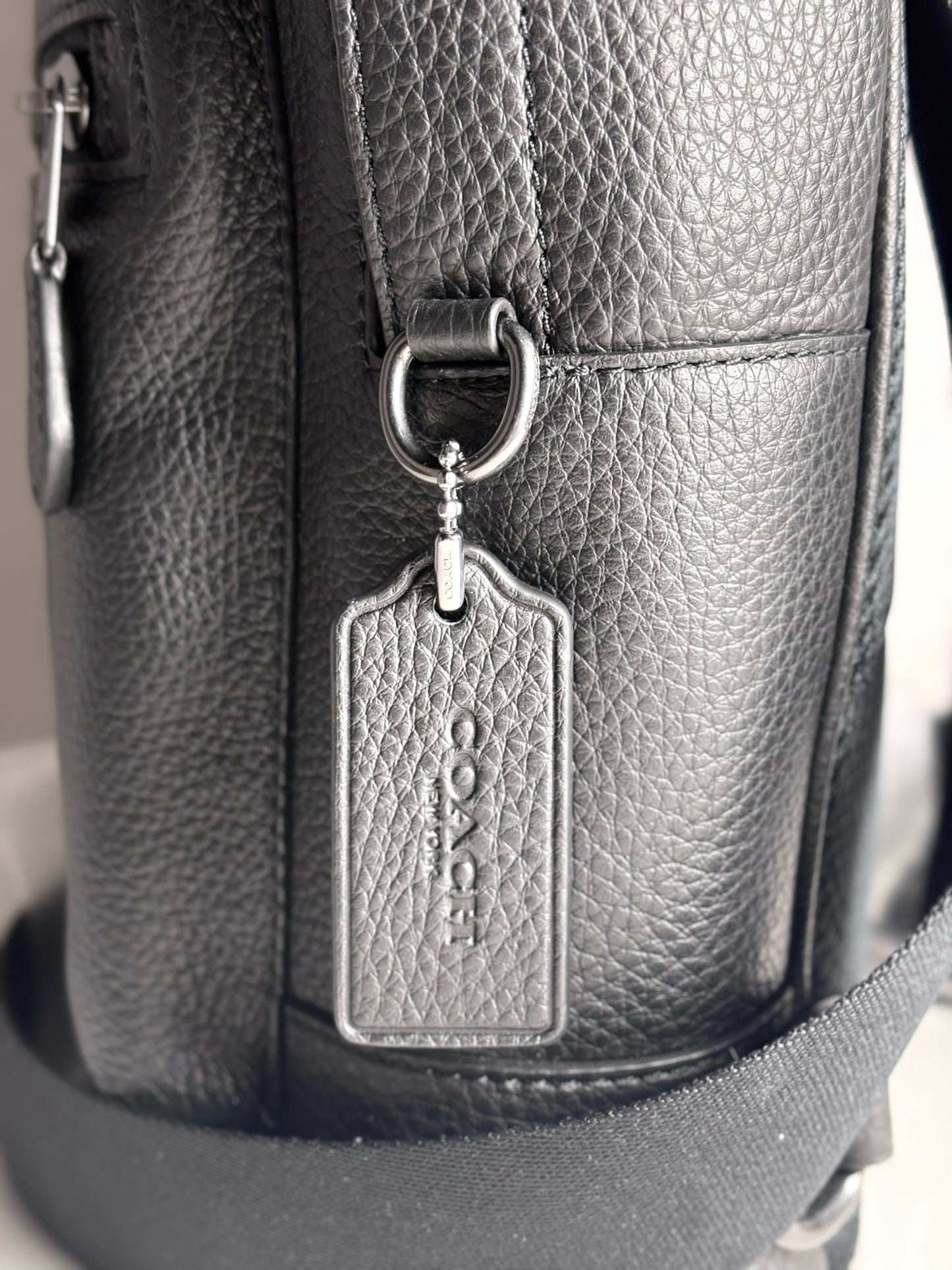 Leather Coach Leather NWT Black Backpack