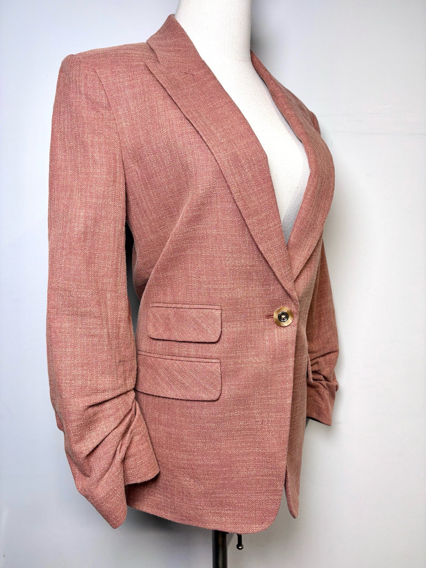 Women Size 8 Veronica Beard Rust Orange Academia Blazer