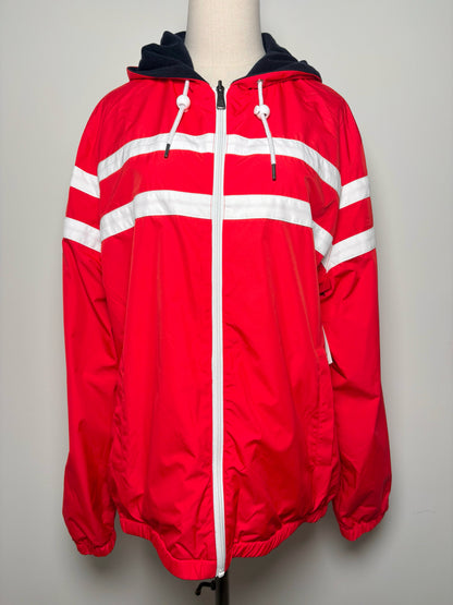 Brooks Brothers Red, white Polyester Stripe Men's L Jacket