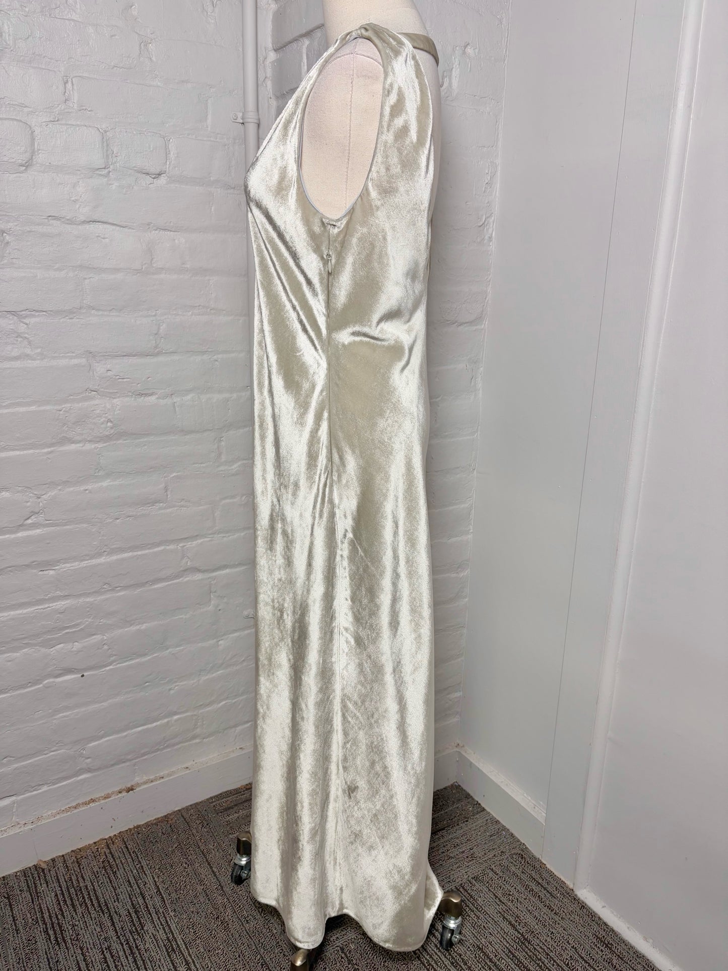 Women Size S Vince Gray Velvet Dress