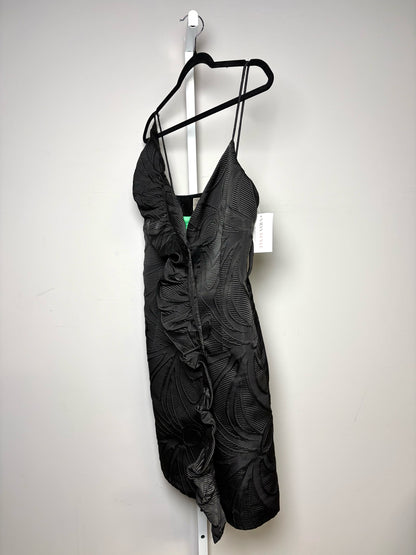 Women Size 6 Milly Black Jacquard Pre-owned Dress