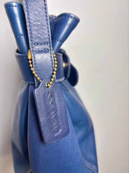 Coach 4156 Soho Belted Leather Blue Purse Pre-owned