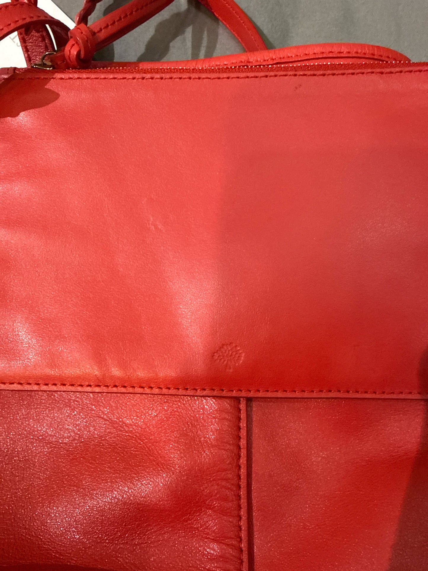 Mulberry Dorset Red Nappa Leather Tote