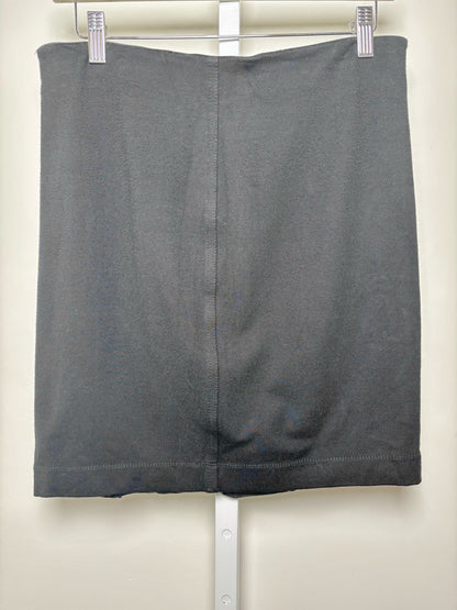 Women Size L Theory Black Solid Skirt
