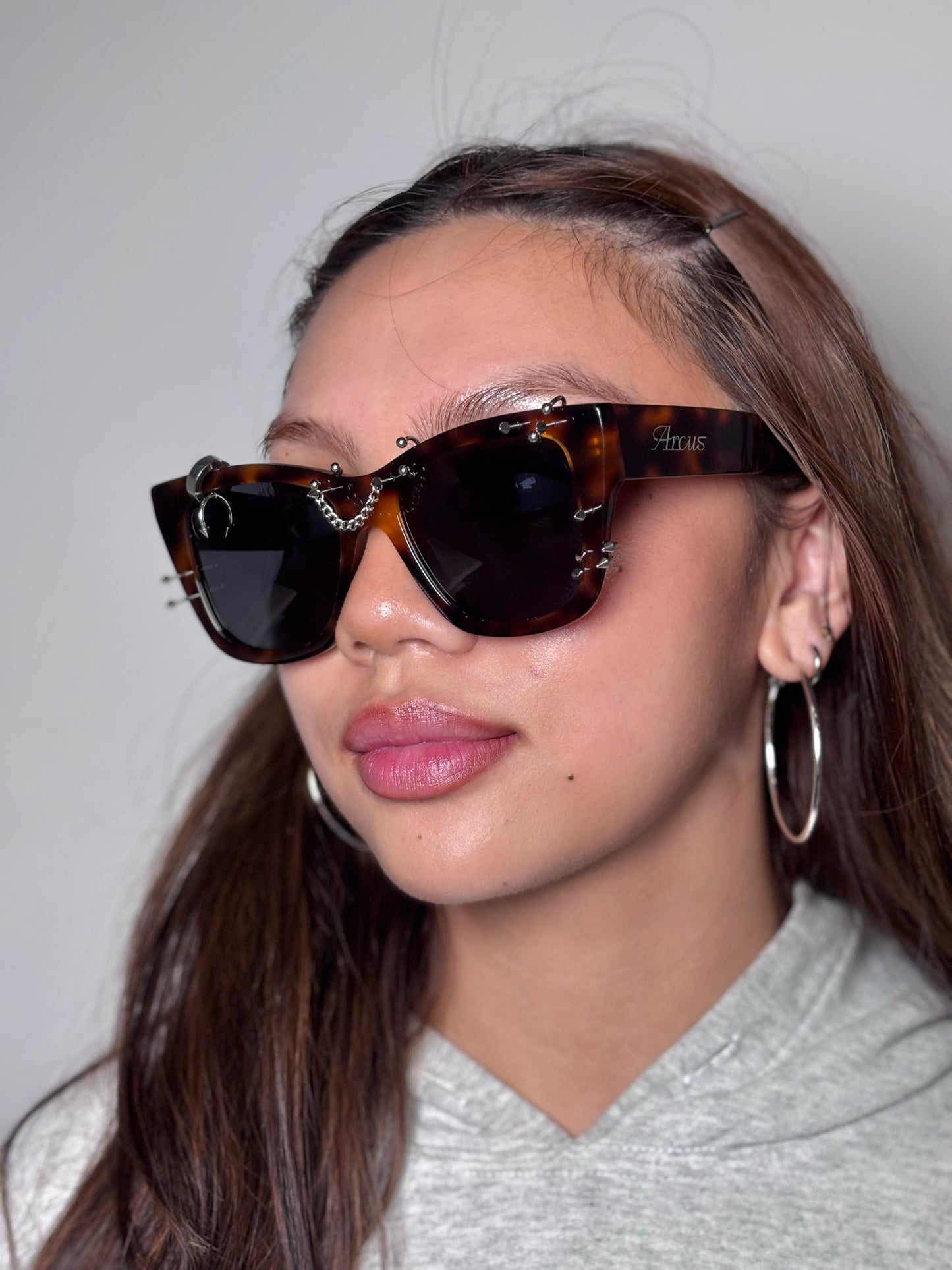 Arcus VEGA(UMBER)—ALPHA  Pre-owned, NWOT Brown/Black Acetate Sunglasses