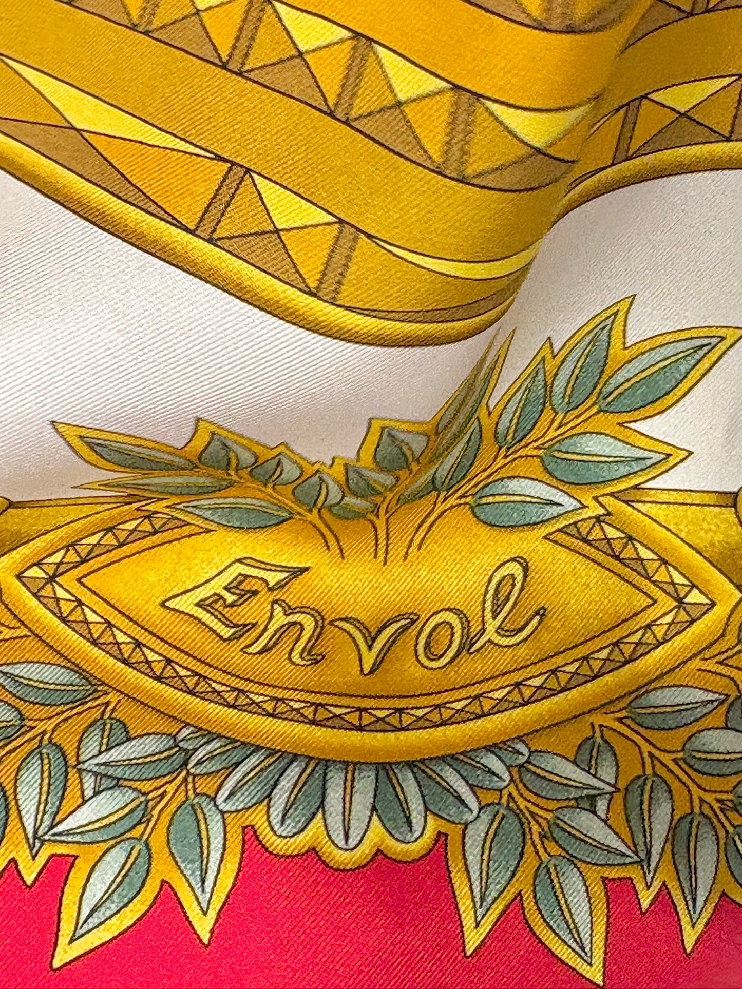 Hermes Birds Silk Multicolor Scarf