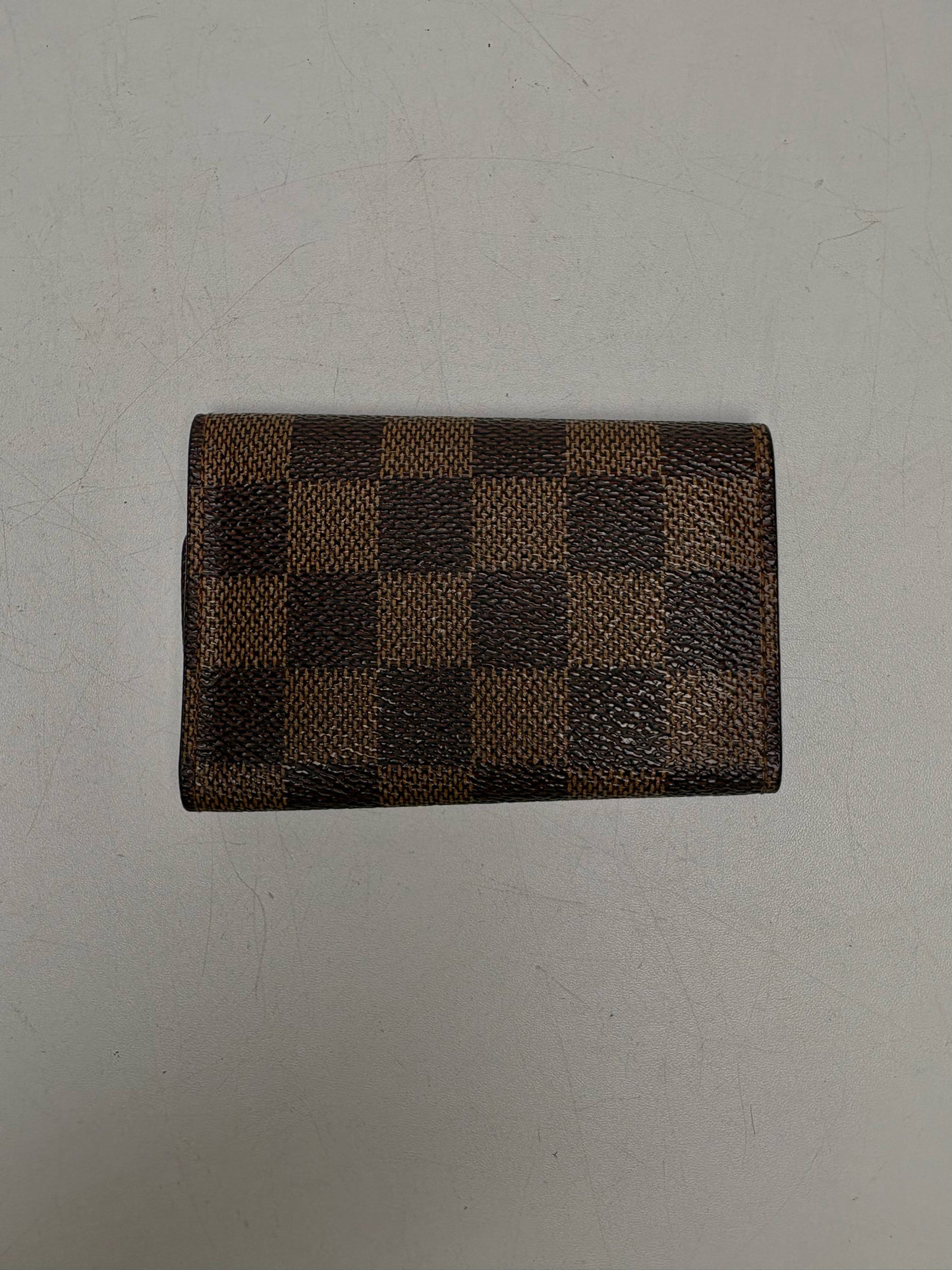 Louis Vuitton 6 Key Holder Coated Canvas Pre-owned Brown Mini Wallet