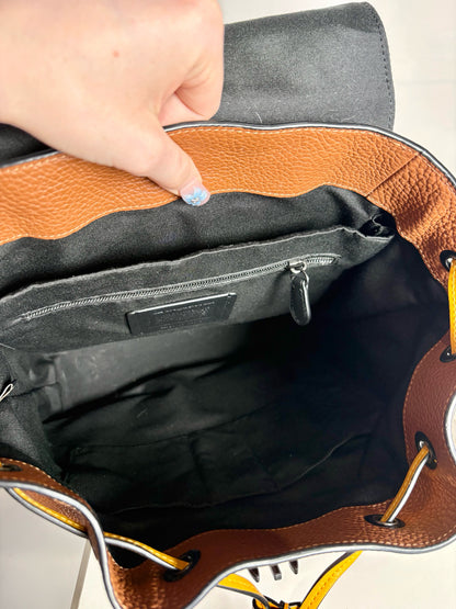 Coach Racer Caramel Leather Men's Backpack