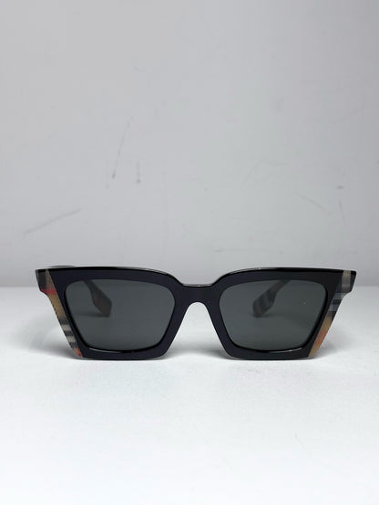 Burberry Briar B4392 U Women's Pre-owned Black Acetate Sunglasses
