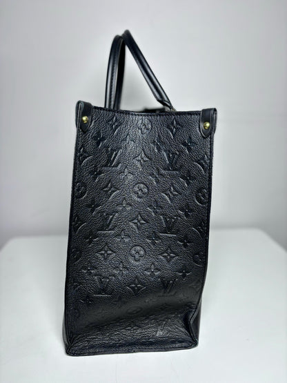 Louis Vuitton Monogram Empreinte Leather Pre-owned Black Purse