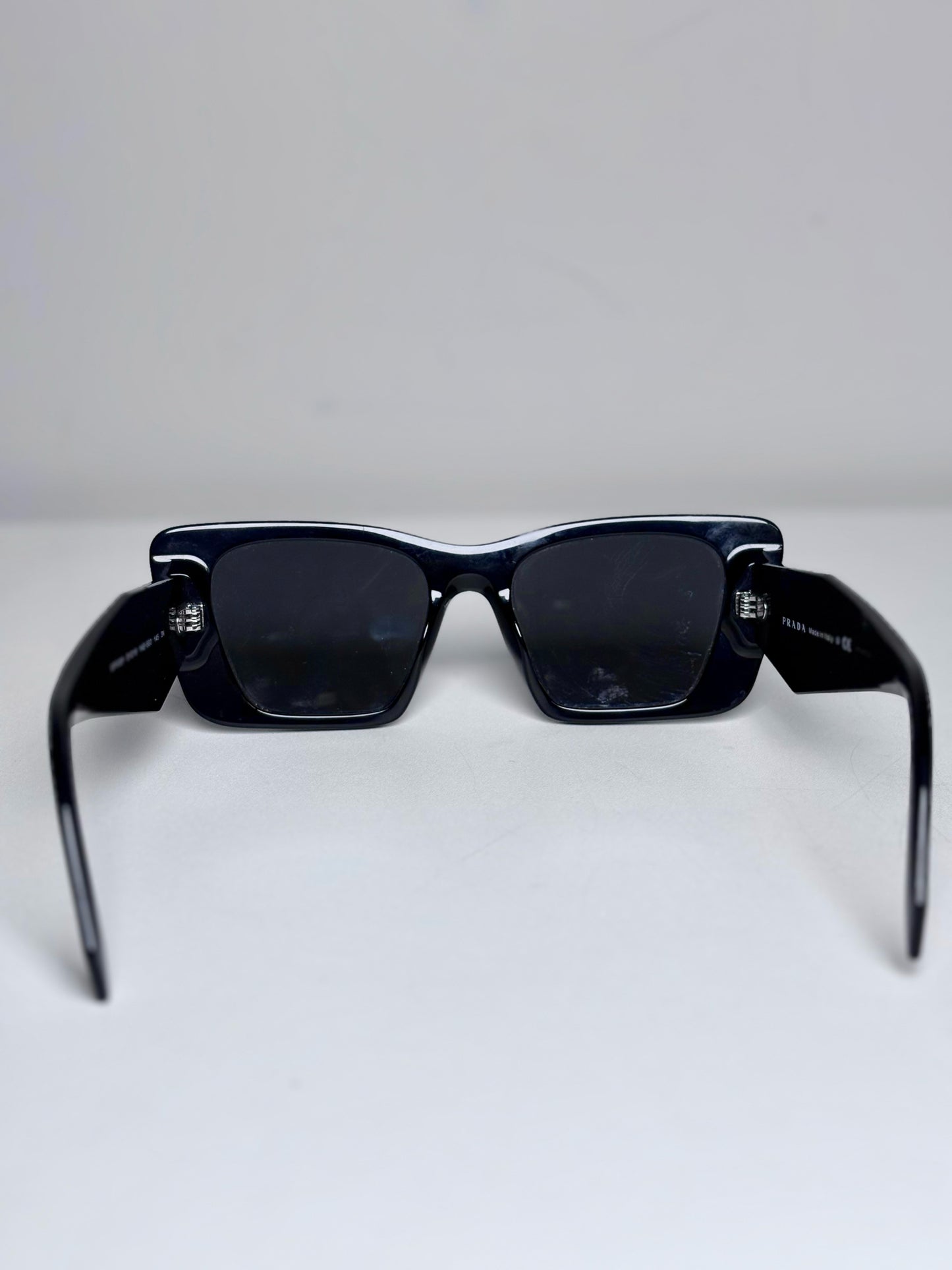 Acetate Prada Pre-owned Black Sunglasses