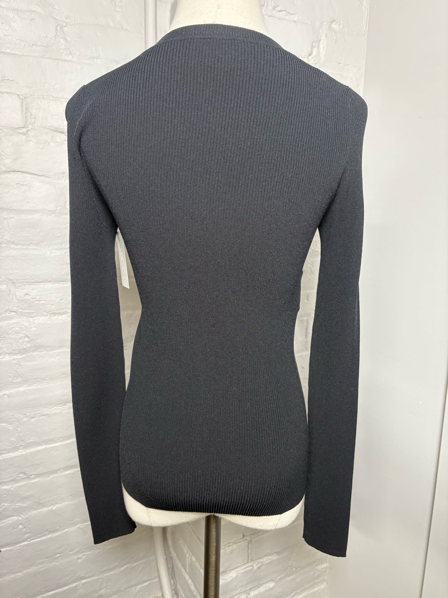 Women Size S Moschino Jeans Black Print Top