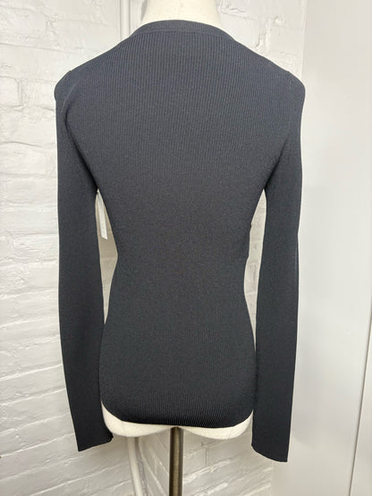 Women Size S Moschino Jeans Black Print Top