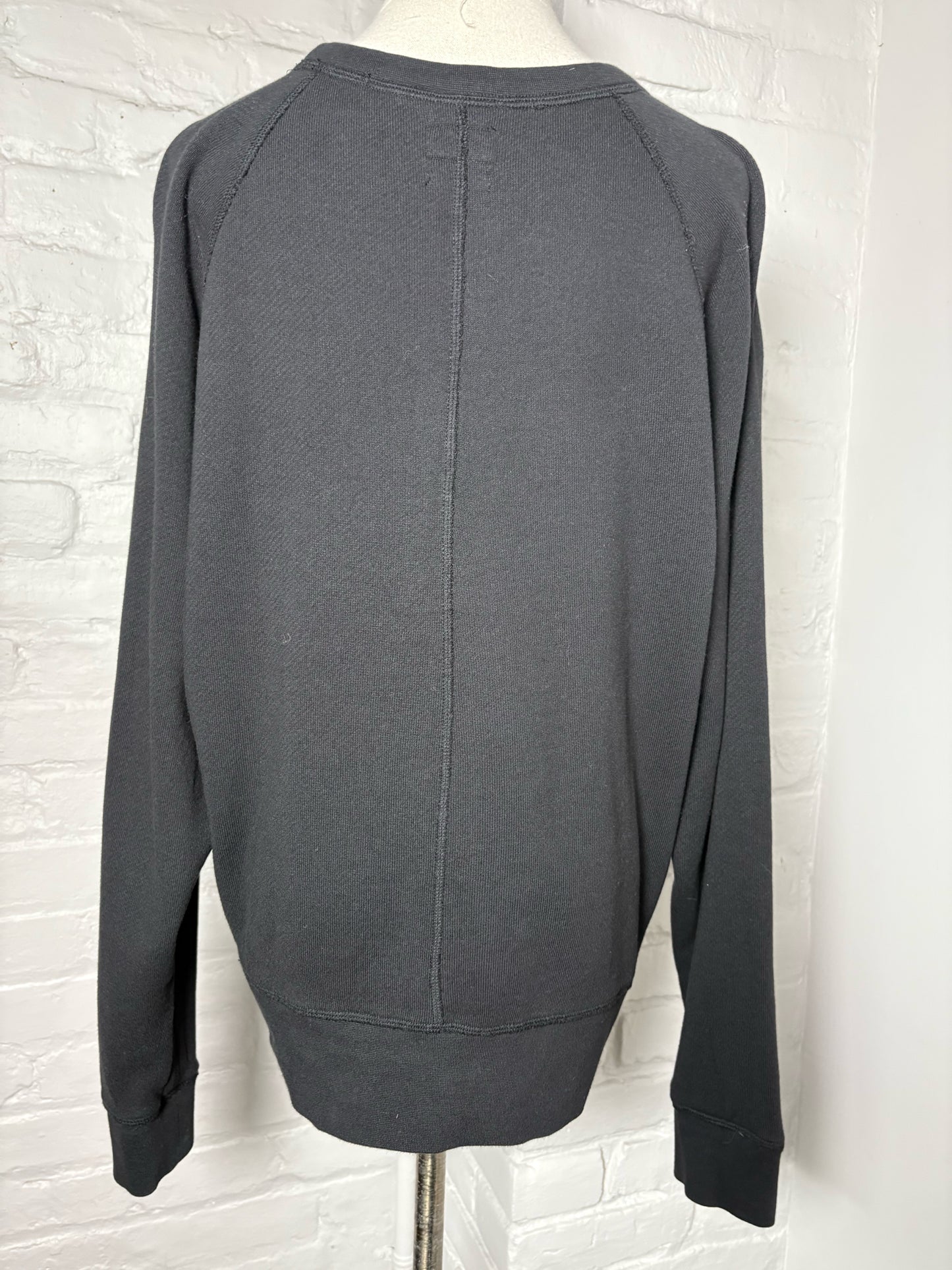 Women Size M Rag & Bone Black Cotton Sweater