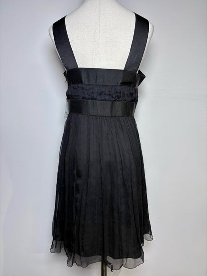 Women Size L Leon Max Black Solid Dress