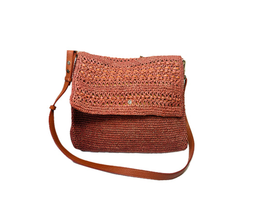 Helen Kaminski Raffia Messenger Purse