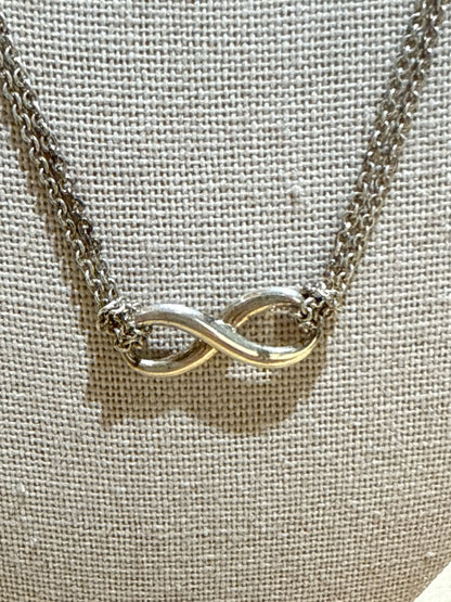 "Tiffany Infinity" Sterling Silver Tiffany & Co. Necklace