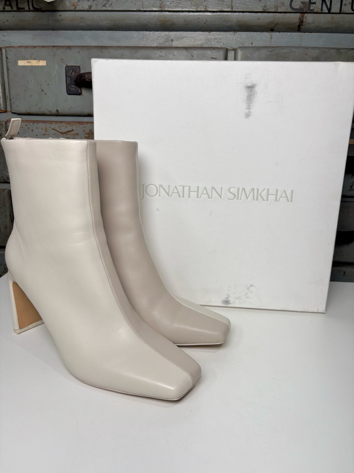 W Shoe Size 39 (8.5 US) Jonathan Simkhai Colorblock Kelsey Ankle Boots