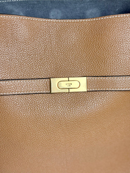 Women's Tory Burch Lee Radziwill Double Bag Large Leather Pre-owned Neutrals