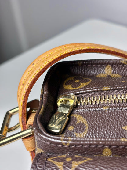 Louis Vuitton Vivacite MM Monogram Coated Canvas Authentic Bag Pre-owned