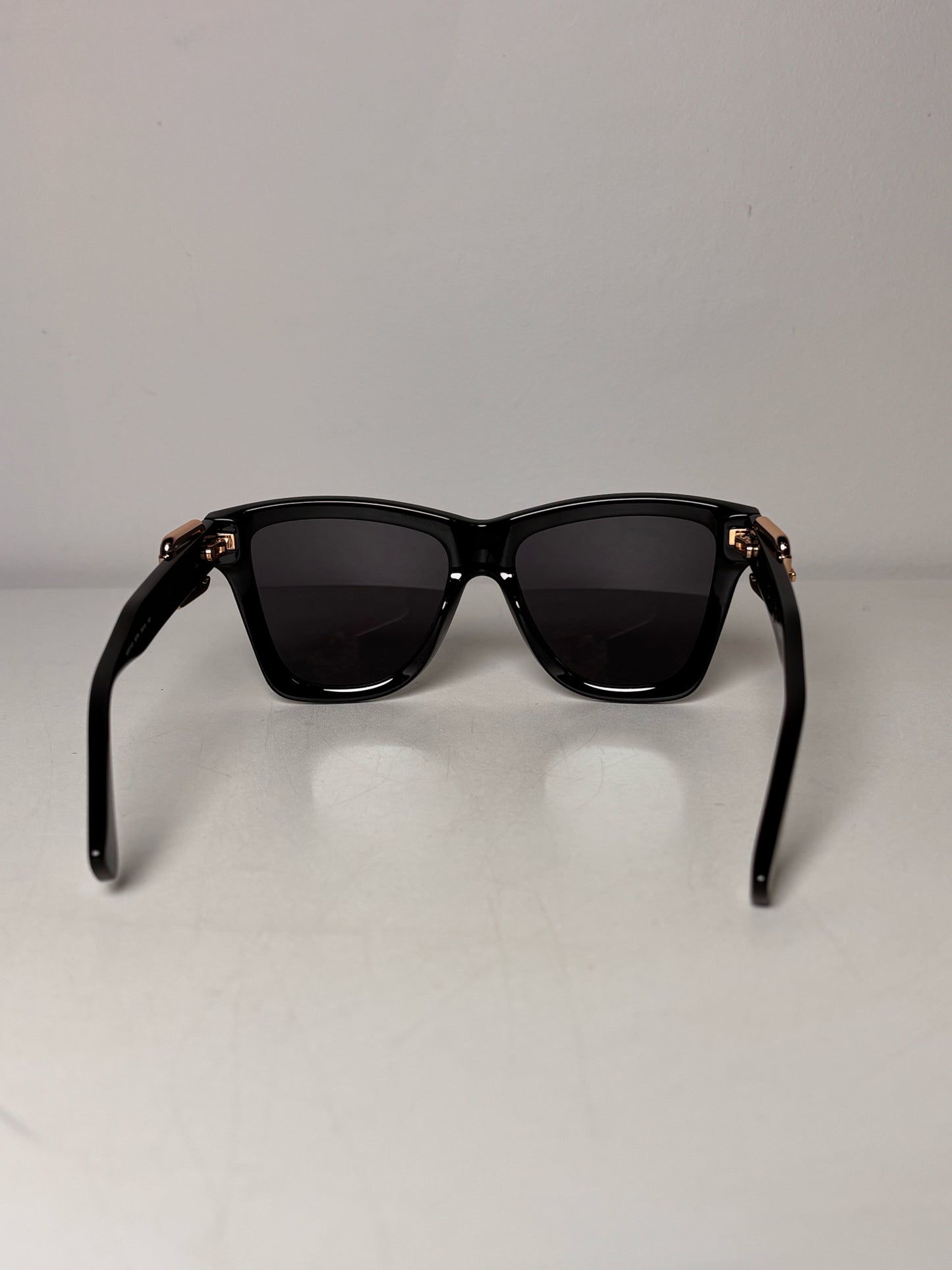 Plastic Moschino Black "55MM Decorative Buckle Square Sunglasses"