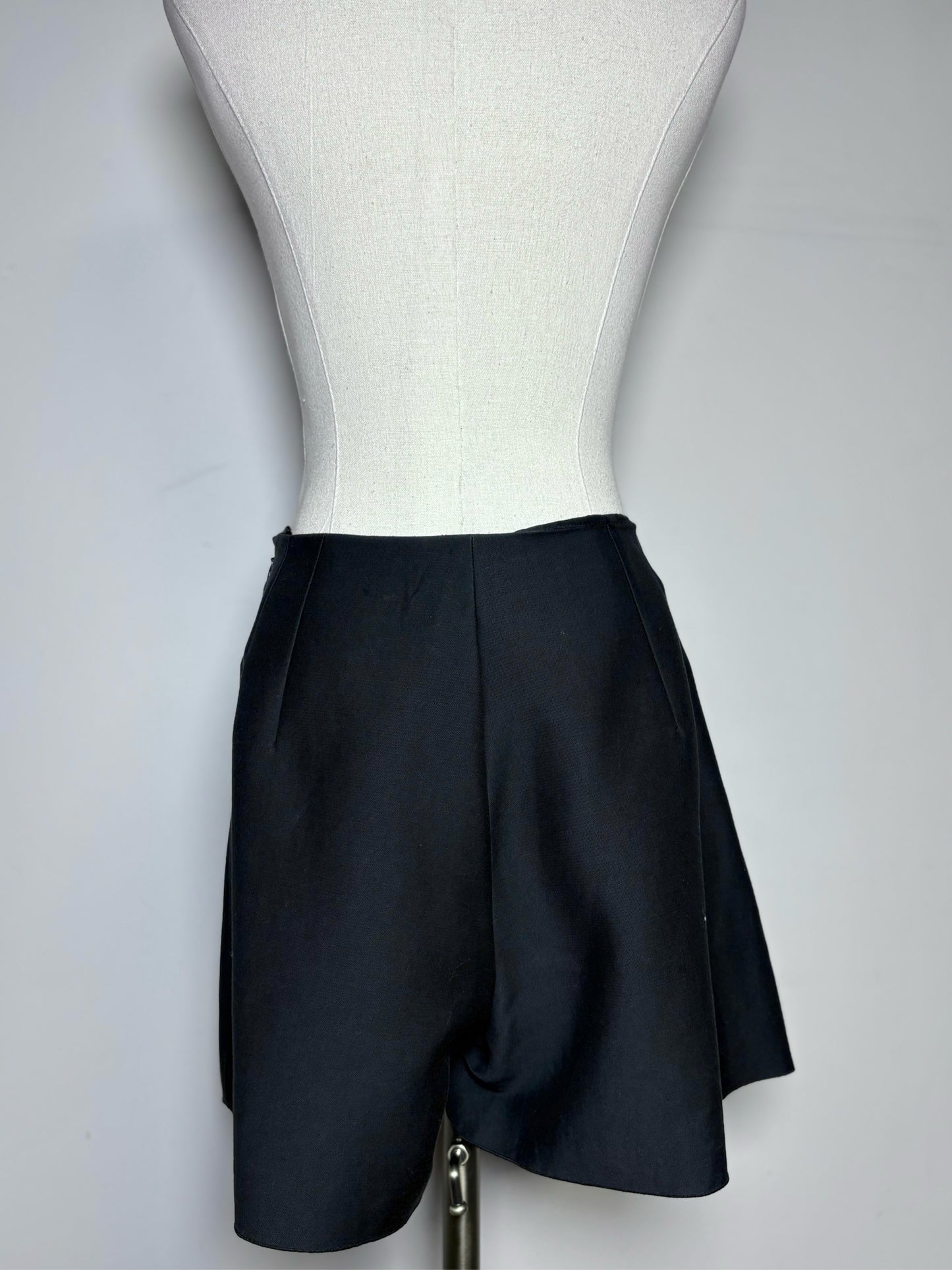 Women Size 42 (2 US) Lanvin Black Cotton Blend Shorts