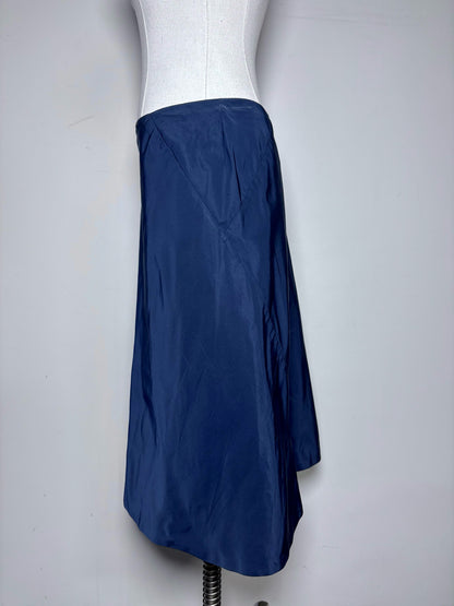 Women Size 36 (6 US) Jil Sander Navy Blue Solid Vintage Pre-owned 2 Piece Set
