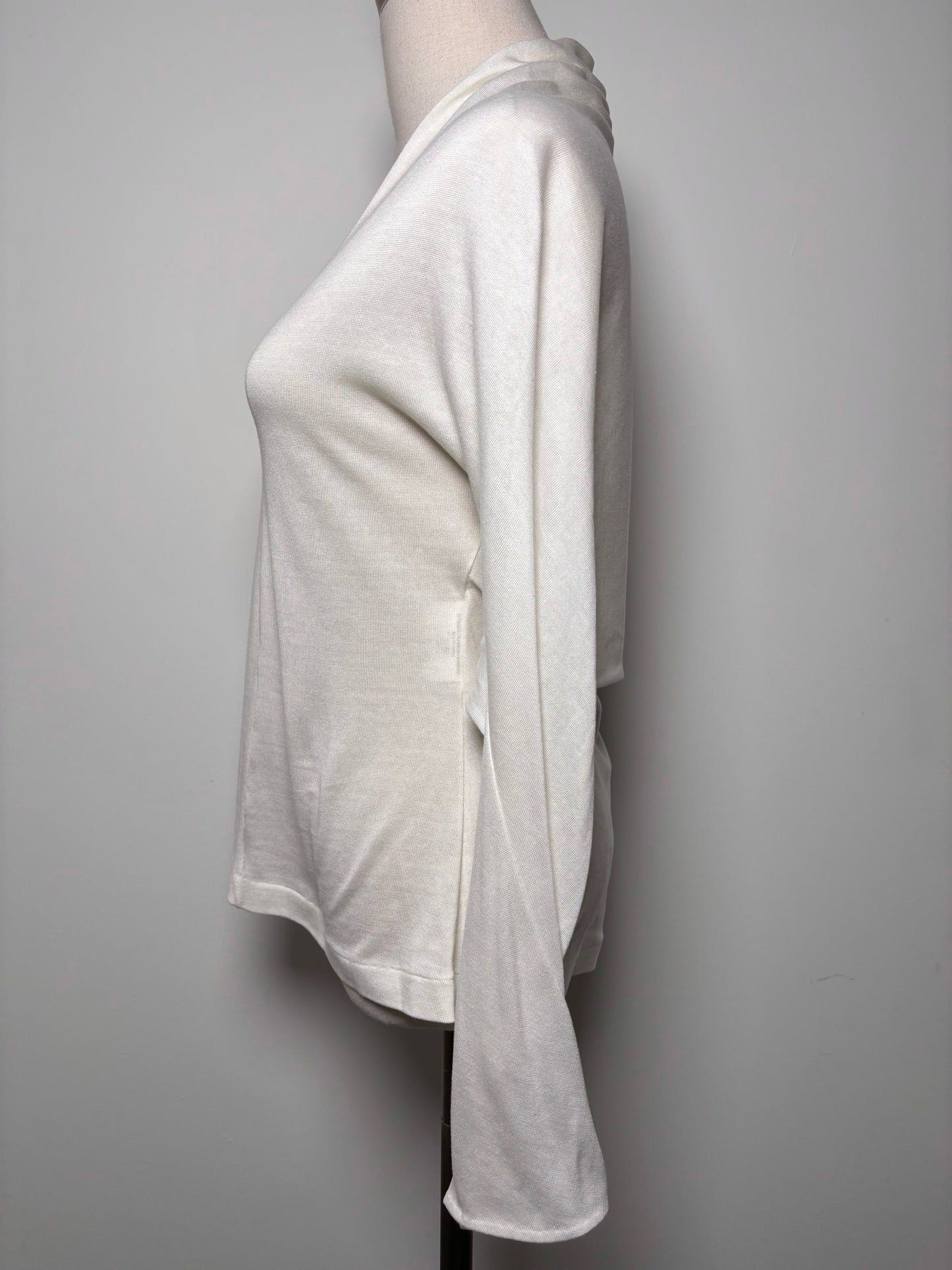 Women Size 38 (2 US) Angelos Figus White Solid Shirt