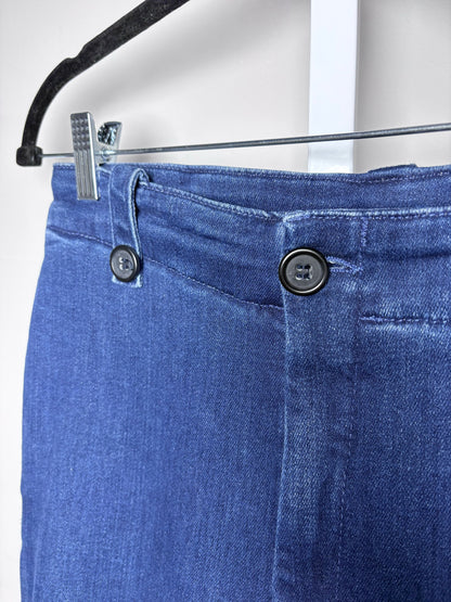 Women Size 28 (6) Mother Blue Ankle Pre-Owned Jeans