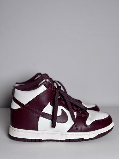 W Shoe Size 8.5 Nike Burgundy Crush High Top Pre-owned Sneakers
