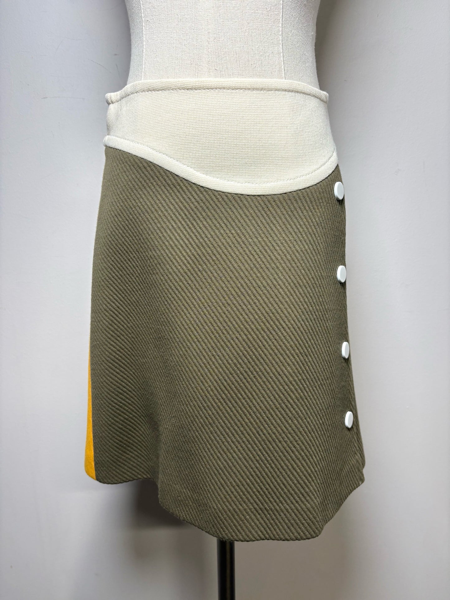 Women Size 40 M Missoni Multi-Color Pre-Owned Colorblock Mini Skirt