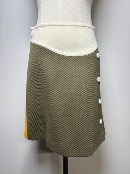 Women Size 40 M Missoni Multi-Color Pre-Owned Colorblock Mini Skirt