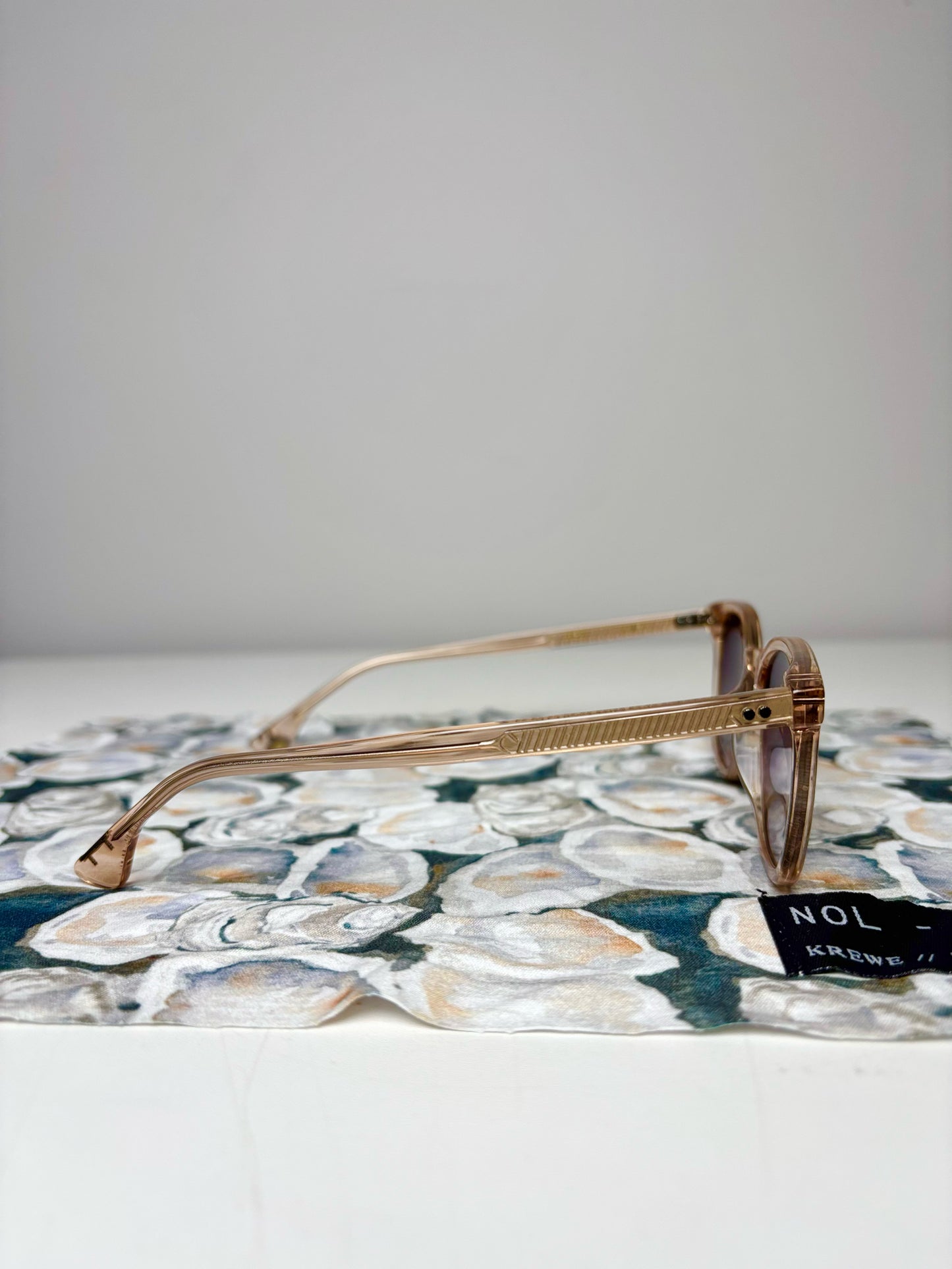 Krewe Dusty Pink Collab Sunglasses