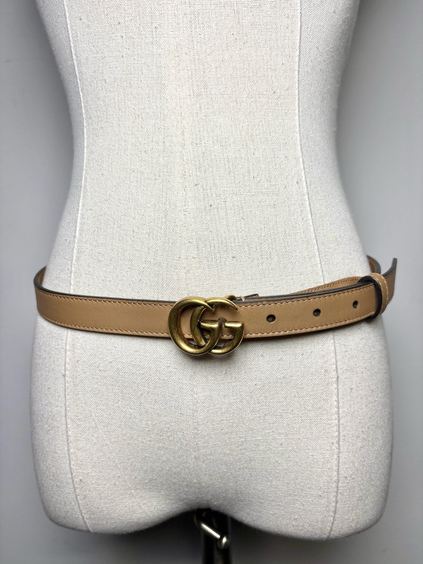 Gucci Leather 105/42 Pre-owned Taupe Belt