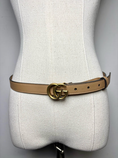 Gucci Leather 105/42 Pre-owned Taupe Belt